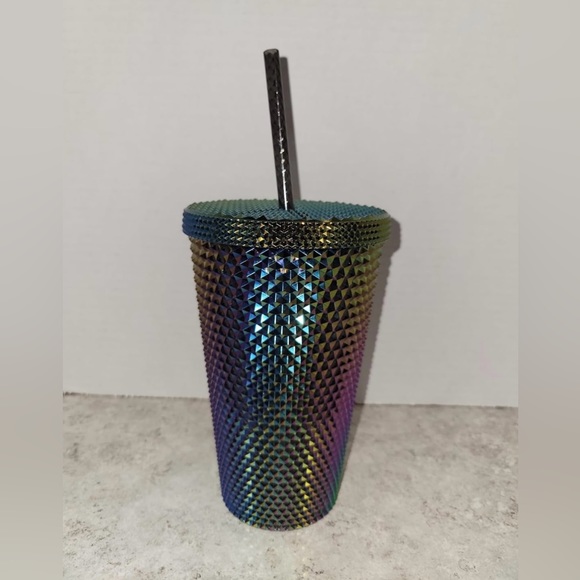 Starbucks Halloween 2023 Oil Slick Rainbow Iridescent Venti Tumbler 16oz - Picture 4 of 7